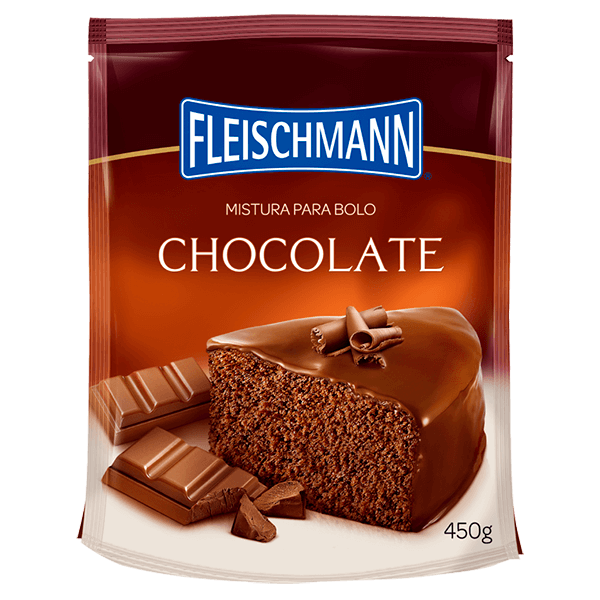 Mistura Para Bolo Fleischmann Chocolate 450g Superprix