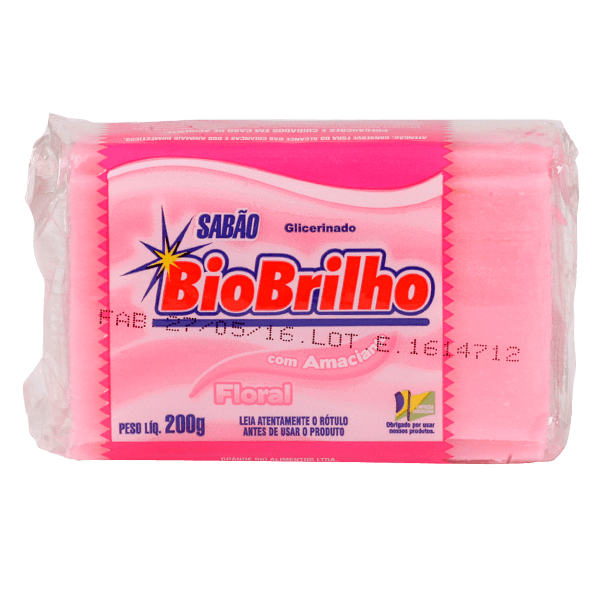 Sabao-Glicerinado-em-Barra-BioBrilho-com-Amaciante-Floral-200g Sabao-Glicerinado-em-Barra-BioBrilho-com-Amaciante-Floral-200g