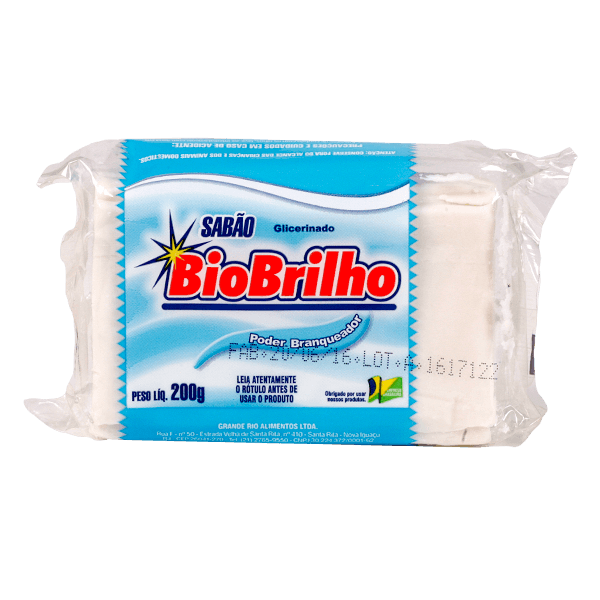 Sabao-Glicerinado-em-Barra-BioBrilho-Poder-Branqueador-200g Sabao-Glicerinado-em-Barra-BioBrilho-Poder-Branqueador-200g