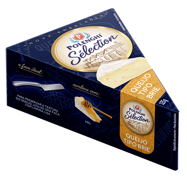 Queijo-Tipo-Brie-Polenghi-Selection-125g Queijo-Tipo-Brie-Polenghi-Selection-125g
