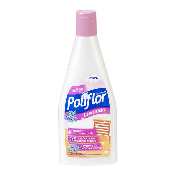 Lustra-Moveis-Poliflor-Lavanda-200ml Lustra-Moveis-Poliflor-Lavanda-200ml