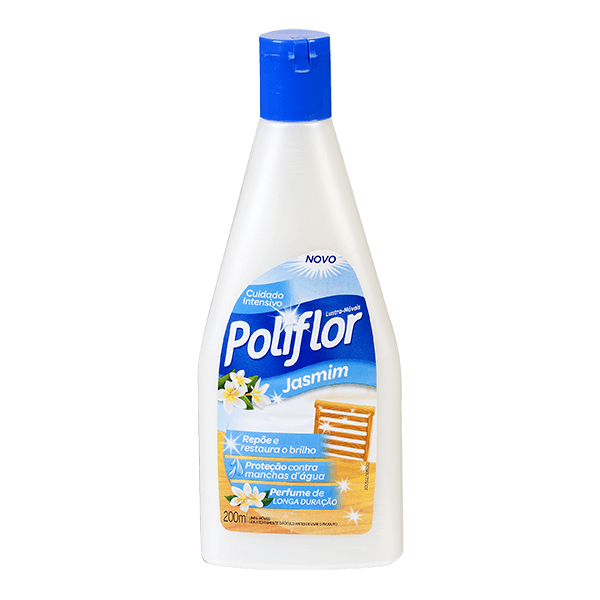 Lustra-Moveis-Poliflor-Jasmim-200ml Lustra-Moveis-Poliflor-Jasmim-200ml