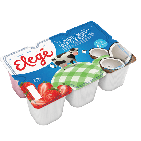 Bebida-Lactea-Fermentada-Elege-Morango-e-Coco-540g--6x90g- Bebida-Lactea-Fermentada-Elege-Morango-e-Coco-540g--6x90g-