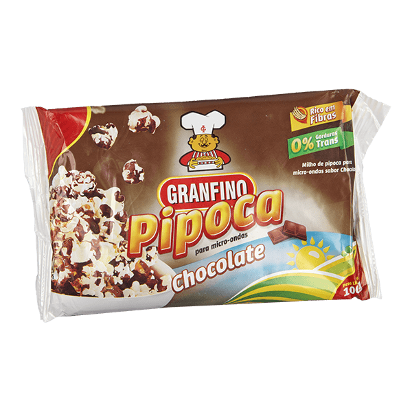 Milho-de-Pipoca-para-Micro-ondas-Granfino-Chocolate-100g Milho-de-Pipoca-para-Micro-ondas-Granfino-Chocolate-100g