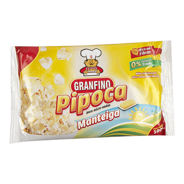 Milho-de-Pipoca-para-Micro-ondas-Granfino-Manteiga-100g Milho-de-Pipoca-para-Micro-ondas-Granfino-Manteiga-100g