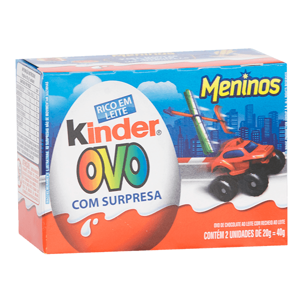 Chocolate-Recheado-Kinder-Ovo-Meninos-com-Surpresa-40g--2x20g- Chocolate-Recheado-Kinder-Ovo-Meninos-com-Surpresa-40g--2x20g-