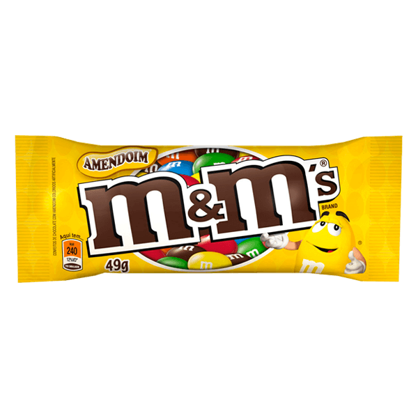 Confeitos-de-Chocolate-M-M-s-Amendoim-49g Confeitos-de-Chocolate-M-M-s-Amendoim-49g