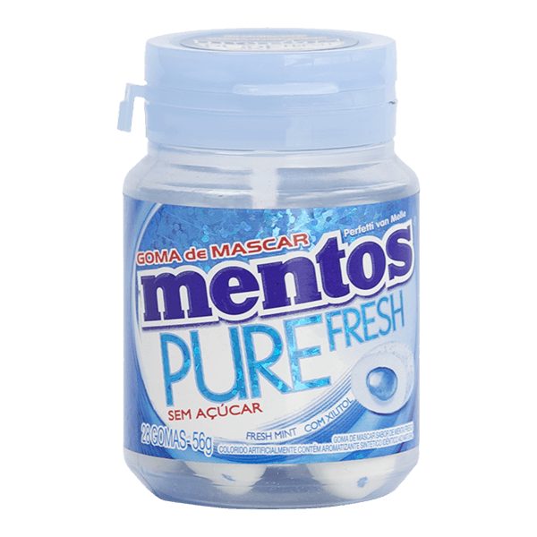 Goma-de-Mascar-Mentos-Pure-Fresh-Mint-56g Goma-de-Mascar-Mentos-Pure-Fresh-Mint-56g