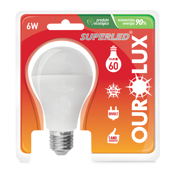 Lampada-Ourolux-Superled-Bivolt-6w Lampada-Ourolux-Superled-Bivolt-6w