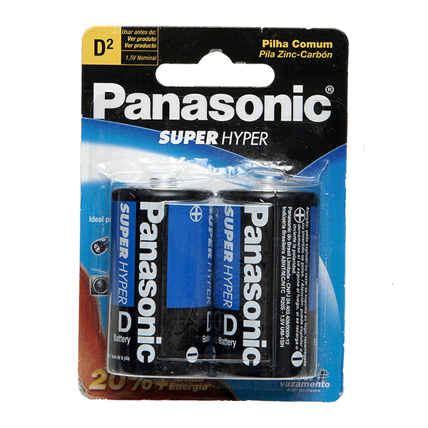 Pilha-Comum-Panasonic-Super-Hyper-D-c--2-unidades Pilha-Comum-Panasonic-Super-Hyper-D-c--2-unidades