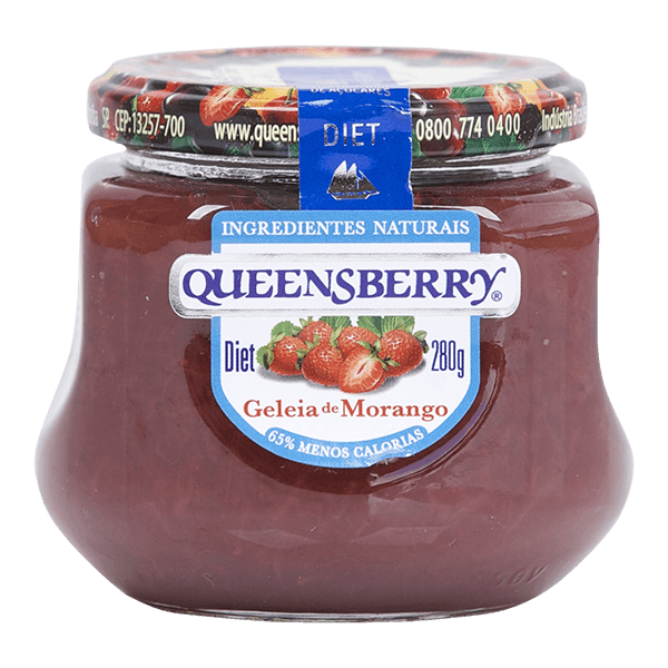 Geleia-Queensberry-Diet-Morango-280g Geleia-Queensberry-Diet-Morango-280g