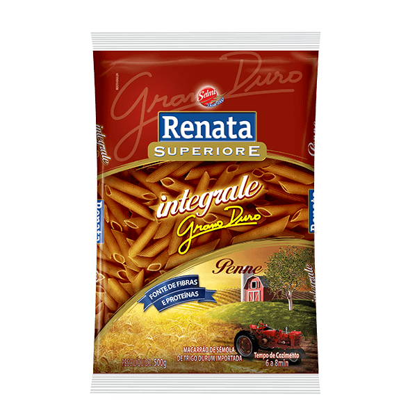 Massa-de-Trigo-Durum-Renata-Integrale-Penne-500g Massa-de-Trigo-Durum-Renata-Integrale-Penne-500g