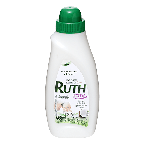 Lava-Roupas-Liquido-Ruth-Care-Coco-500ml Lava-Roupas-Liquido-Ruth-Care-Coco-500ml