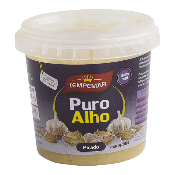 Tempero-Tempemar-Alho-Picado-Puro-200g Tempero-Tempemar-Alho-Picado-Puro-200g