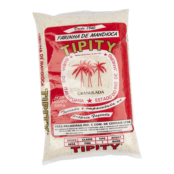 Farinha-de-Mandioca-Tipity-Granulada-500g Farinha-de-Mandioca-Tipity-Granulada-500g