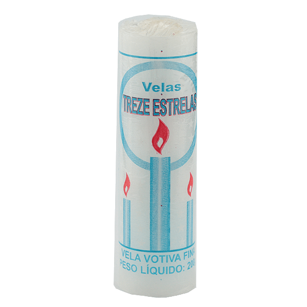 Vela-Votiva-Treze-Estrelas-Fina-200g Vela-Votiva-Treze-Estrelas-Fina-200g