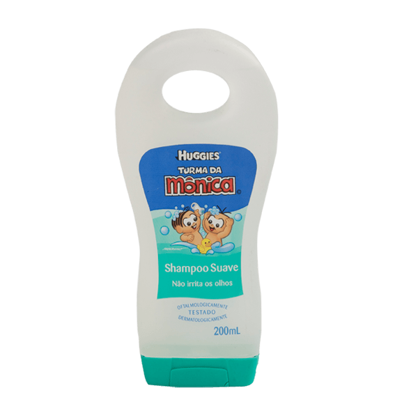 Shampoo-Huggies-Turma-da-Monica-Suave-200ml Shampoo-Huggies-Turma-da-Monica-Suave-200ml