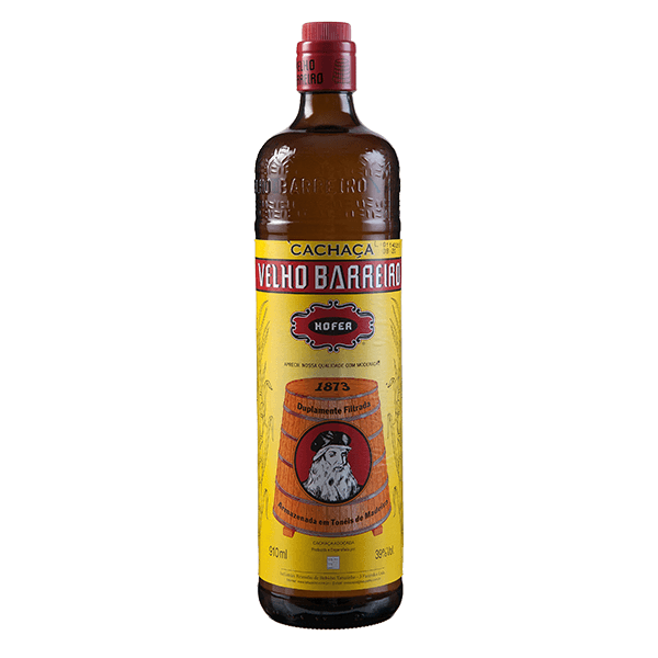 Cachaça Adoçada Velho Barreiro 910ml - mobile-superprix