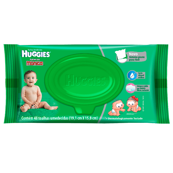 Toalhas-Umedecidas-Huggies-Turma-da-Monica-c-48-unidades Toalhas-Umedecidas-Huggies-Turma-da-Monica-c-48-unidades