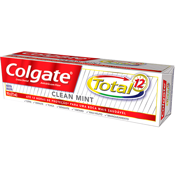Creme-Dental-Colgate-Total-12-Clean-Mint-90g Creme-Dental-Colgate-Total-12-Clean-Mint-90g