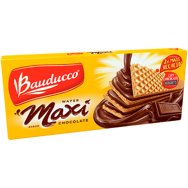 Biscoito-Bauducco-Wafer-Recheado-Maxi-Chocolate-117g Biscoito-Bauducco-Wafer-Recheado-Maxi-Chocolate-117g