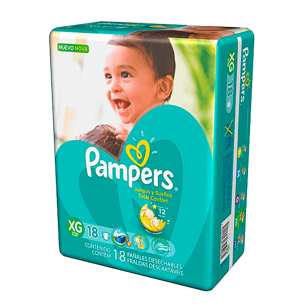 Fralda-Descartavel-Pampers-Total-Confort-XG-c-18-unidades Fralda-Descartavel-Pampers-Total-Confort-XG-c-18-unidades