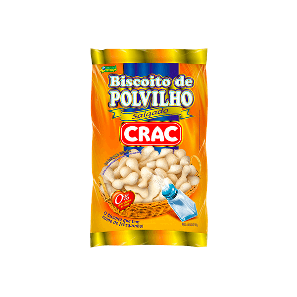 Biscoito-Crac-Polvilho-Salgado-90g Biscoito-Crac-Polvilho-Salgado-90g