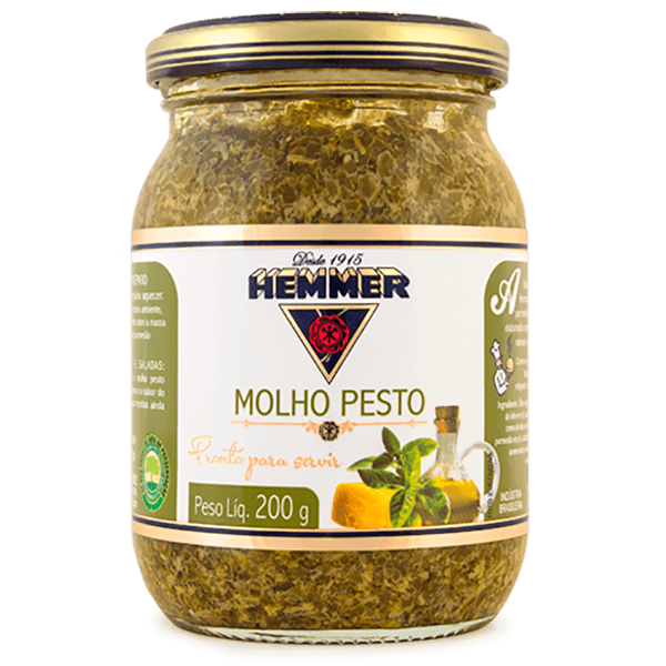 Molho-Pronto-Hemmer-Pesto-200g Molho-Pronto-Hemmer-Pesto-200g