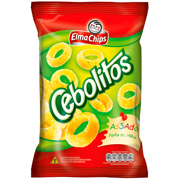 Salgadinho de Milho Elma Chips Cebolitos 60g superprix