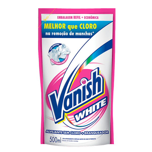 Alvejante-sem-Cloro---Branqueador-Vanish-White-500ml--Refil- Alvejante-sem-Cloro---Branqueador-Vanish-White-500ml--Refil-