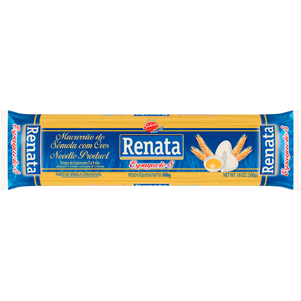 Massa-com-Ovos-Renata-Espaguete-8-500g Massa-com-Ovos-Renata-Espaguete-8-500g