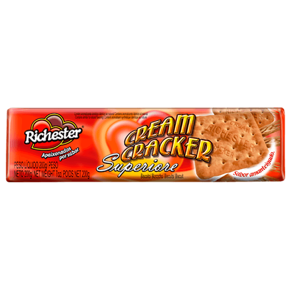 Biscoito-Cream-Cracker-Richester-Superiore-200g Biscoito-Cream-Cracker-Richester-Superiore-200g