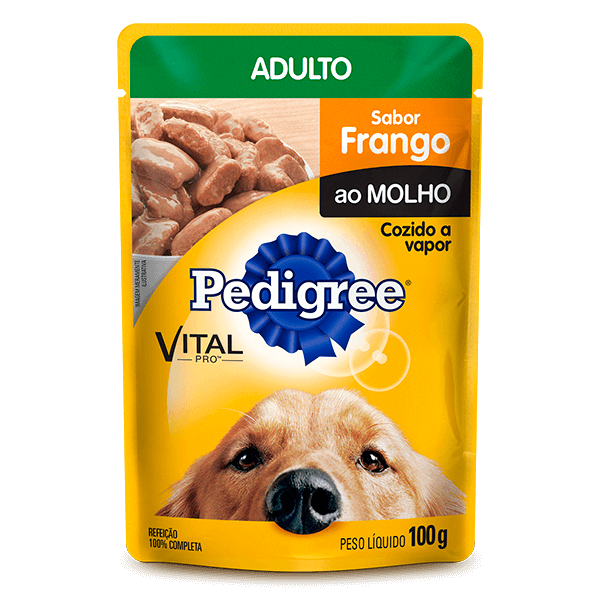 Racao-Pedigree-Adulto-Frango-ao-molho-100g Racao-Pedigree-Adulto-Frango-ao-molho-100g