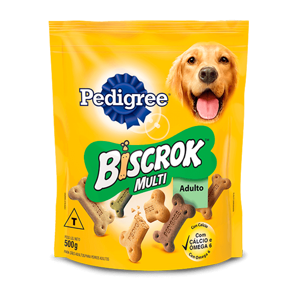 Racao-Pedigree-Biscrok-Multi-Adulto-500g Racao-Pedigree-Biscrok-Multi-Adulto-500g