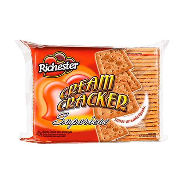 Biscoito-Richester-Cream-Cracker-Superiore-400g Biscoito-Richester-Cream-Cracker-Superiore-400g