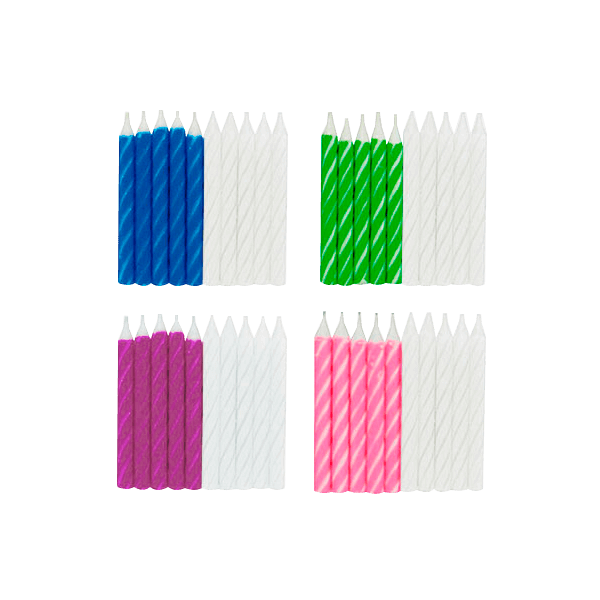 Vela-Indipel-Palito-Espiral-Cores-c-20-unidades Vela-Indipel-Palito-Espiral-Cores-c-20-unidades