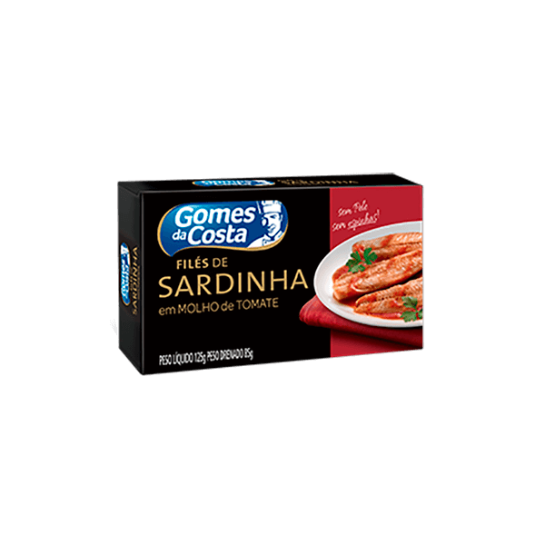 File-de-Sardinha-Gomes-da-Costa-Gourmet-Molho-de-Tomate-125g File-de-Sardinha-Gomes-da-Costa-Gourmet-Molho-de-Tomate-125g