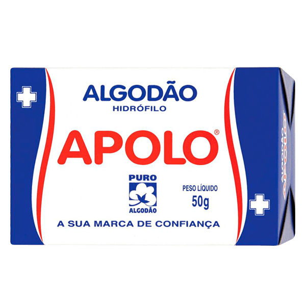 Algodao-Apolo-Hidrofilo-50g--Caixa- Algodao-Apolo-Hidrofilo-50g--Caixa-