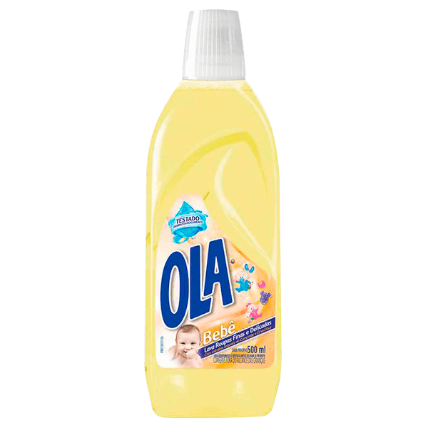 Lava-Roupas-Liquido-Ola-Bebe-500ml Lava-Roupas-Liquido-Ola-Bebe-500ml