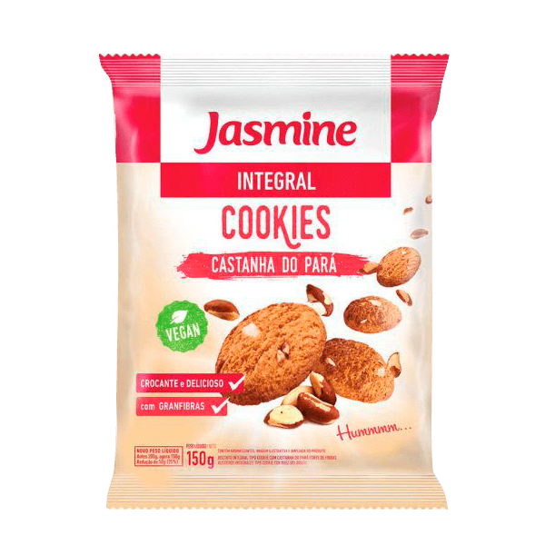 Cookies-Jasmine-Integral-Castanha-do-Para-150g Cookies-Jasmine-Integral-Castanha-do-Para-150g
