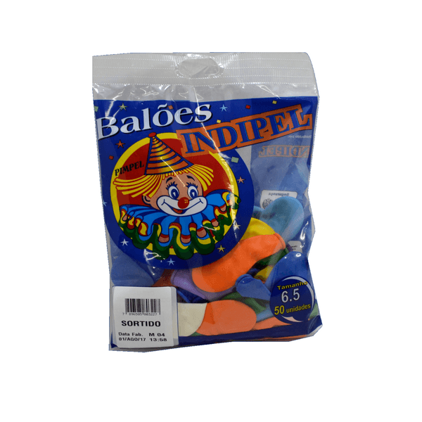 Baloes-Indipel-Sortido-c-50-unidades Baloes-Indipel-Sortido-c-50-unidades