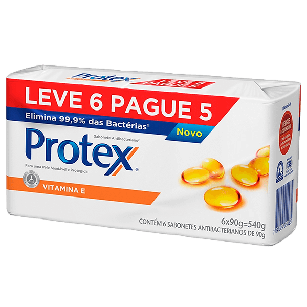 Sabonete-Protex-Vitamina-E-85g-Lv6-Pg5 Sabonete-Protex-Vitamina-E-85g-Lv6-Pg5