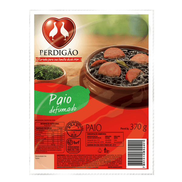 Linguica-Paio-Perdigao-370g Linguica-Paio-Perdigao-370g