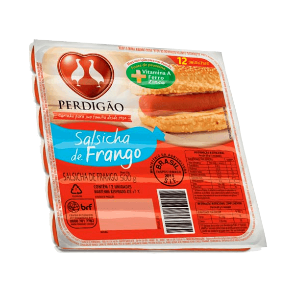 Salsicha-Perdigao-Frango-500g Salsicha-Perdigao-Frango-500g