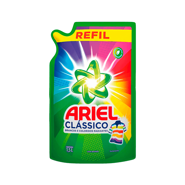 Lava-Roupas-Liquido-Ariel-Classic-15l-Sache-820067 Lava-Roupas-Liquido-Ariel-Classic-15l-Sache-820067