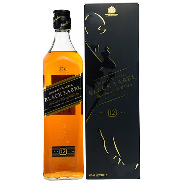 Whisky Johnnie Walker Black Label 12 anos 750ml - mobile-superprix