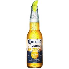 Flaska med Corona och lime