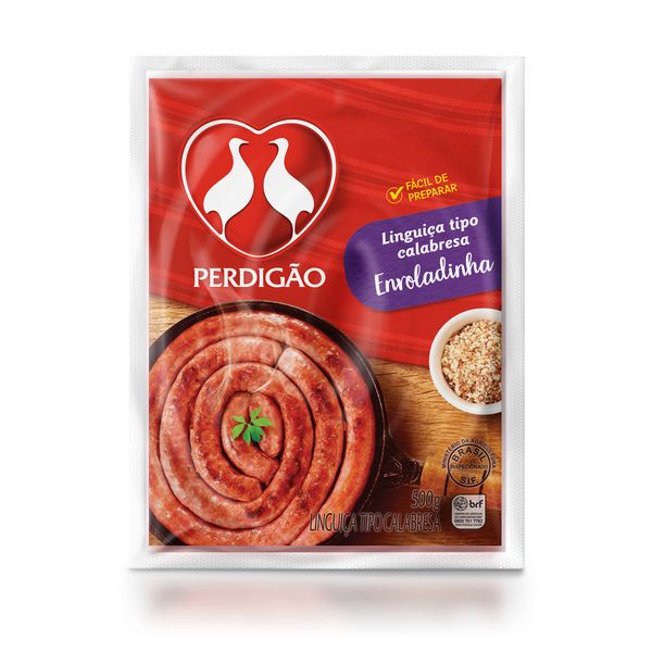 Linguica-Calabresa-Perdigao-Enrolada-500g Linguica-Calabresa-Perdigao-Enrolada-500g