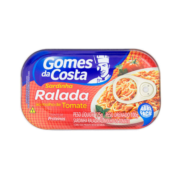 Sardinha-Gomes-da-Costa-Ralada-Molho-de-Tomate-125g Sardinha-Gomes-da-Costa-Ralada-Molho-de-Tomate-125g