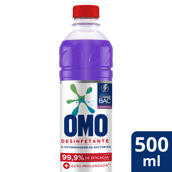 Desinfetante para Pisos Omo Lavanda 500ml Desinfetante para Pisos Omo Lavanda 500ml
